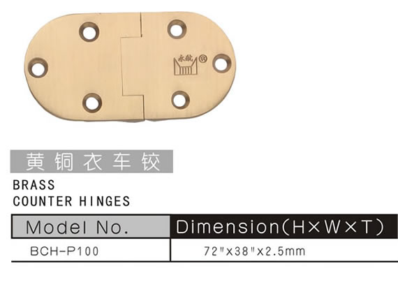 BRASS COUNTER HINGES 
